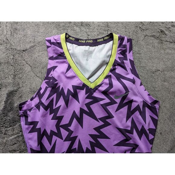 Nike Pro Athletic Tank Top Women's Size Medium Purple - Picture 2 of 11